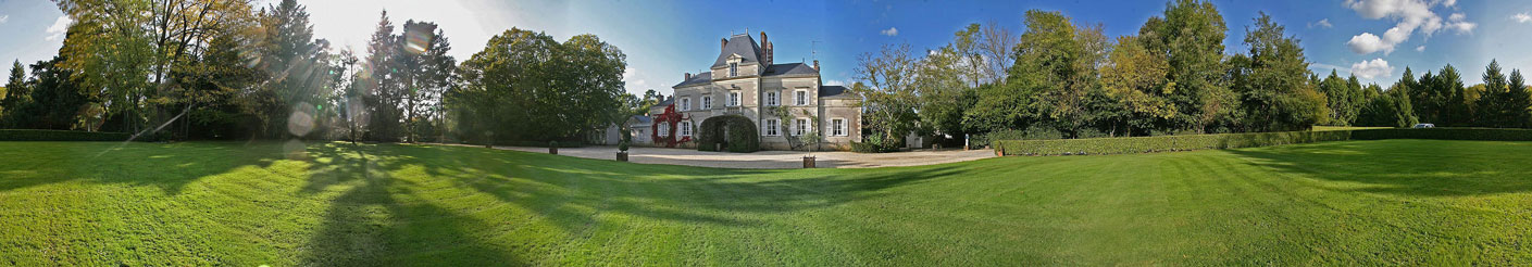 photo panoramique du château